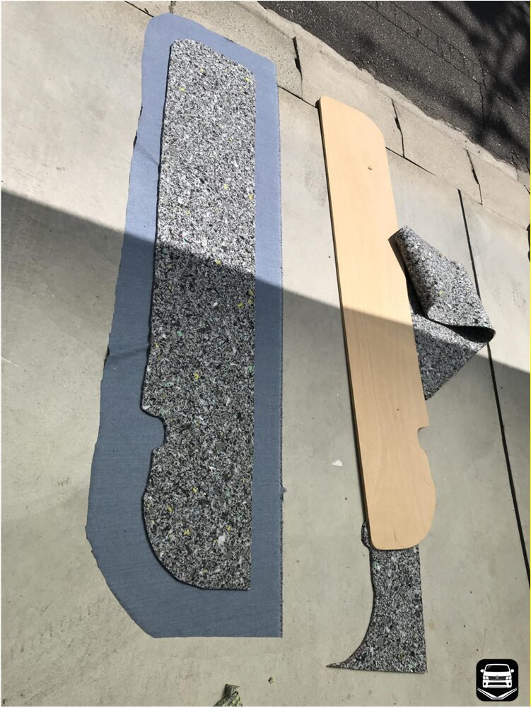ハイエース ベッド マット製作工程