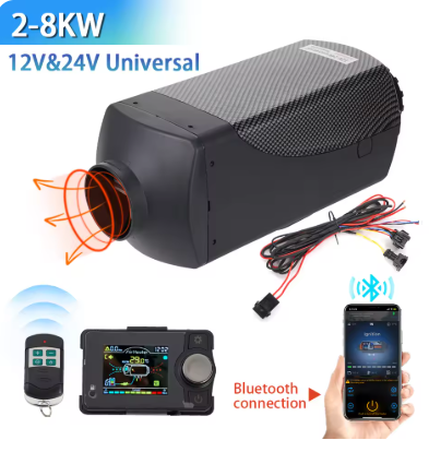 FFヒーター 2kW〜8kW 12V 24V対応 Bluetooth操作対応モデル